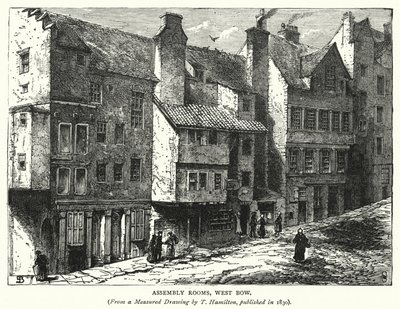 Sale delle Assemblee, West Bow (incisione) da English School