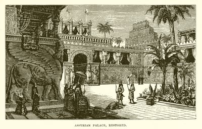 Palazzo assiro, restaurato da English School