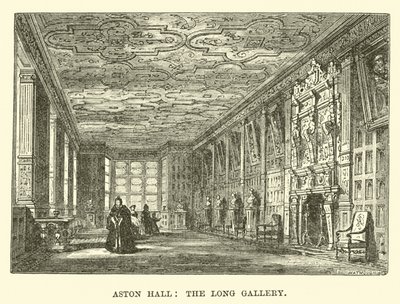 Aston Hall, la Galleria Lunga da English School