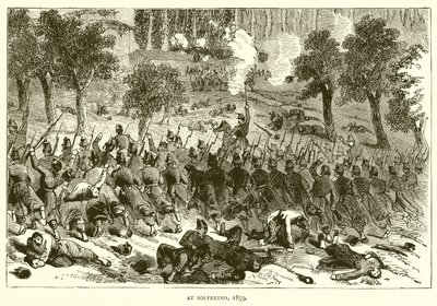 A Solferino, 1859 da English School