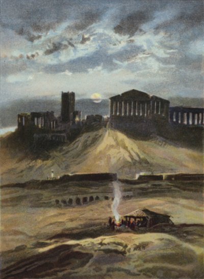 Atene al chiaro di luna da English School