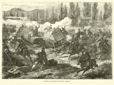 Attacco a un convoglio di provviste francese, settembre 1870 da English School