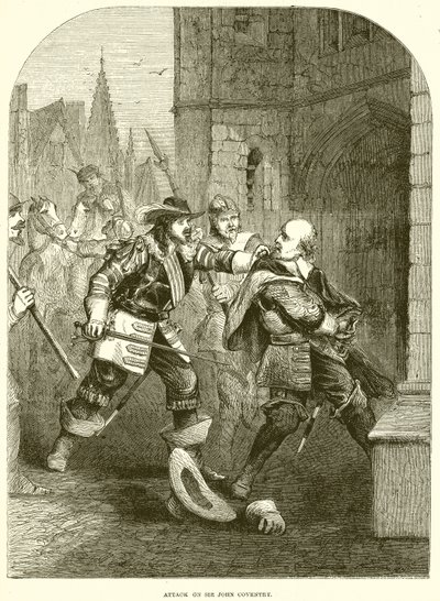 Attacco a Sir John Coventry da English School
