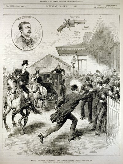 Tentativo di sparare alla Regina alla stazione ferroviaria di Windsor, da 