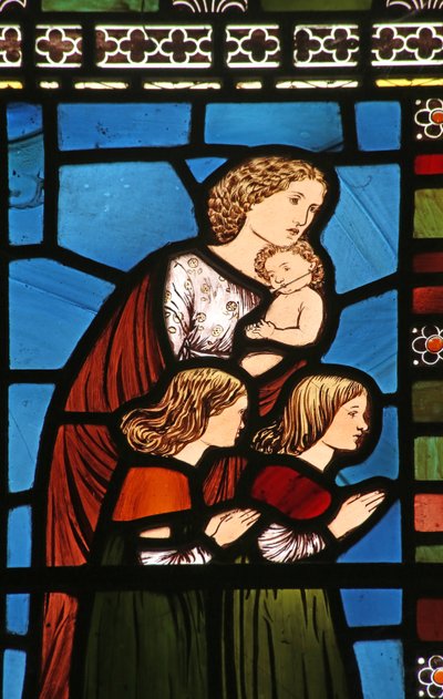 Assistenza alla benedizione dei bambini da parte di Cristo da English School