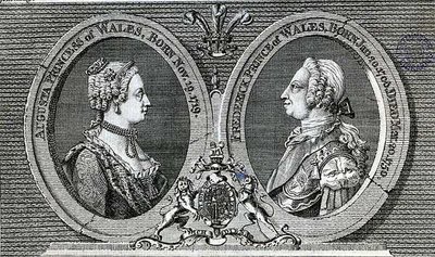 Augusta, Principessa del Galles e Federico Luigi, Principe del Galles, memoriale dal Gentleman