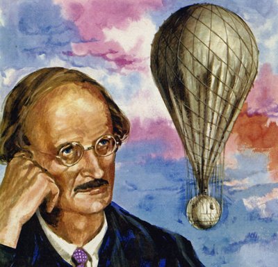 Auguste Piccard, uno scienziato svizzero, salì a oltre 53.000 piedi in un pallone aerostatico da English School