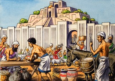 Città azteca di Tenochtitlan da English School
