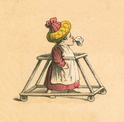 Bambino in passeggino da English School