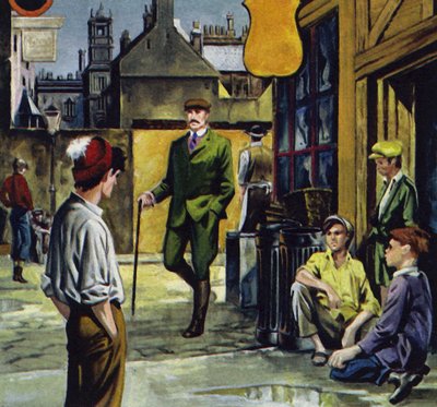 Baden-Powell era sconvolto alla vista di giovani miserabili e malsani da English School