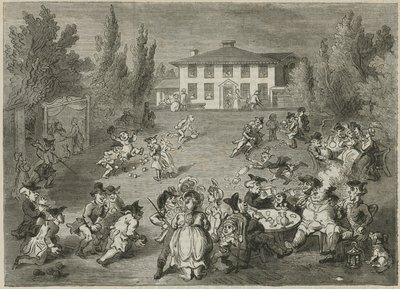 Casa e giardini del tè di Bagnigge Wells da English School