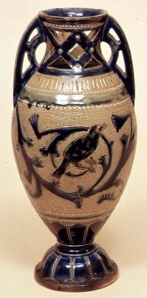 Vaso Bailey decorato da E. Bennett da English School