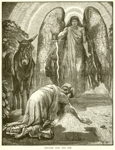 Balaam e il suo asino da English School