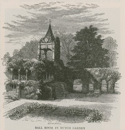 Sala da ballo nel Giardino Olandese, Holland House da English School