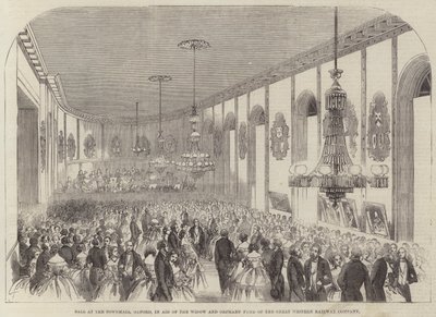 Ballo al Municipio di Oxford a favore del Fondo per le vedove e gli orfani della Great Western Railway Company da English School