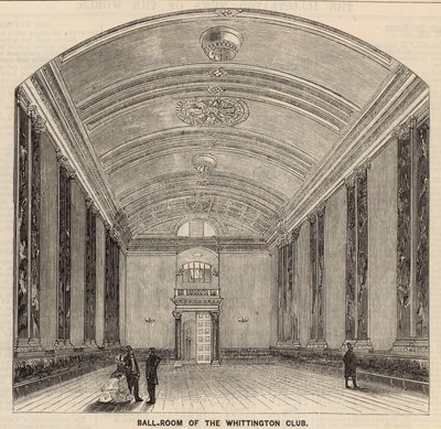 Sala da ballo del Whittington Club, Londra da English School