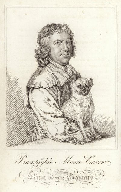 Bampfylde Moore Caren, re dei mendicanti da English School
