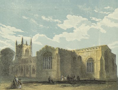 Cattedrale di Bangor, vista sud-est da English School