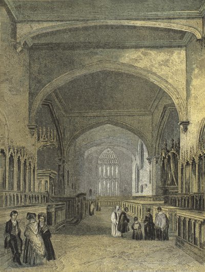 Cattedrale di Bangor, il coro da English School