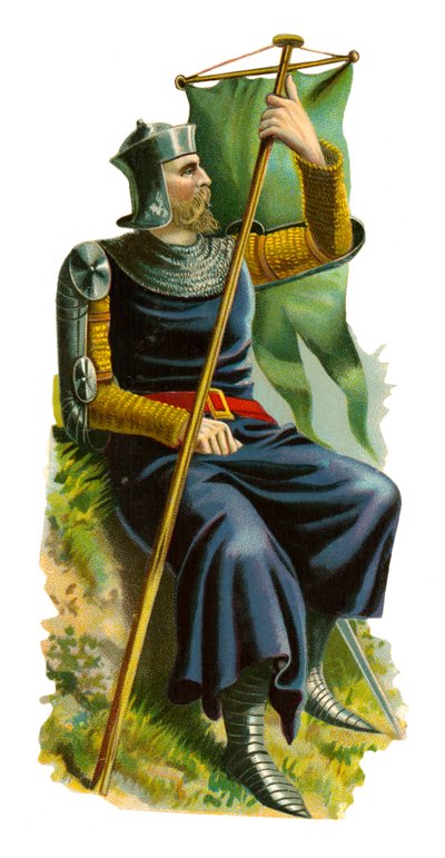 Portabandiera di Re Edoardo I, 1274-1307 da English School