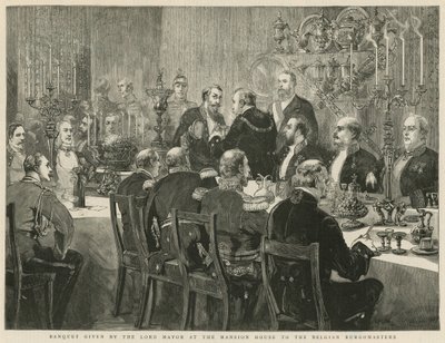 Banchetto offerto dal Sindaco alla Mansion House da English School