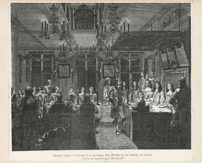 Banchetto dato al re Carlo II, 30 maggio 1660, dagli Stati d