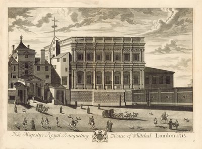 Casa delle Banchetti, Whitehall, 1713 da English School