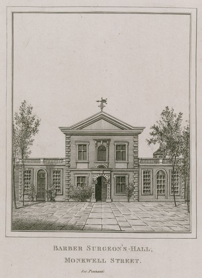 Barber Surgeons Hall, Monkwell Street, Londra da English School