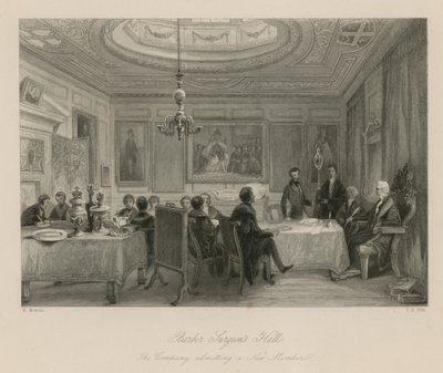 Barber Surgeons Hall, la Compagnia che ammette un nuovo membro da English School