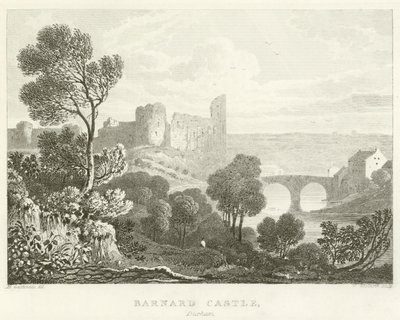 Castello di Barnard, Durham da English School
