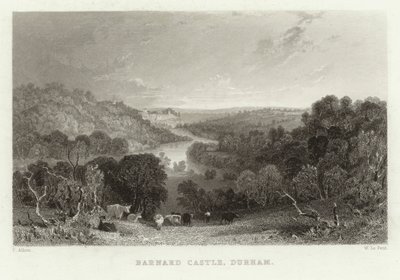 Castello di Barnard, Durham da English School
