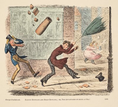 Barney Buntline e Billy Bowling; o, I vantaggi di essere in mare, pub. 1835 da English School