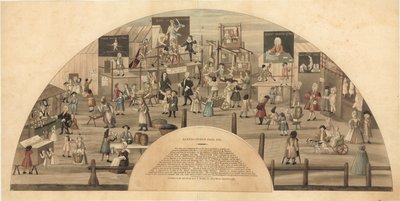 Fiera di Bartholomew, 1721 da English School
