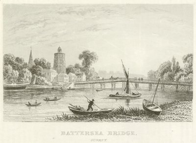 Ponte di Battersea, Surrey da English School