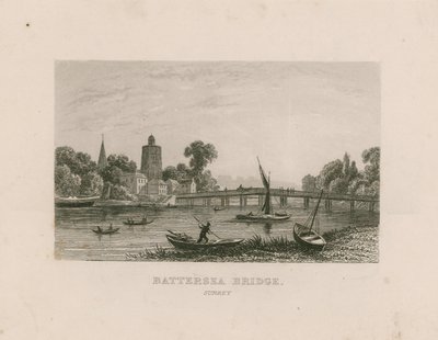 Ponte di Battersea, Surrey da English School