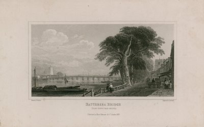 Ponte di Battersea, da Cheyne Walk Chelsea da English School