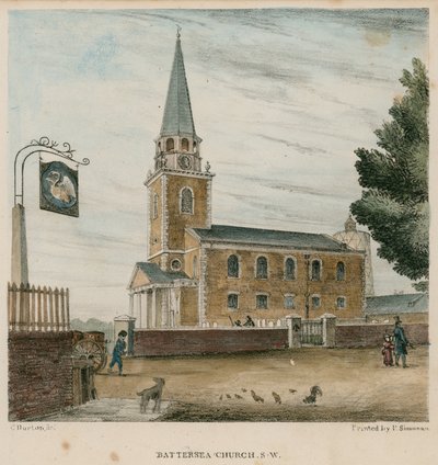 Chiesa di Battersea, Surrey da English School