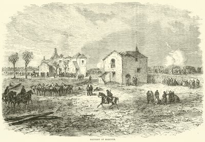 Batteria di marines, dicembre 1870 da English School