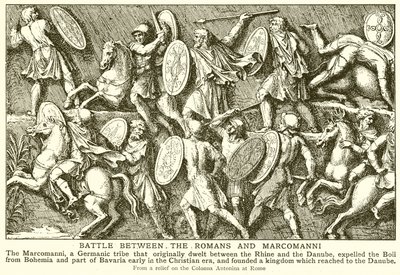 Battaglia tra i romani e i marcomanni da English School