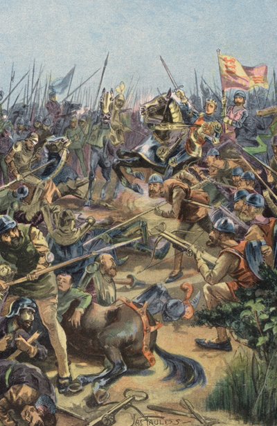 Battaglia di Agincourt da English School