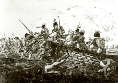 Battaglia di Bonnybridge, 1820 da English School