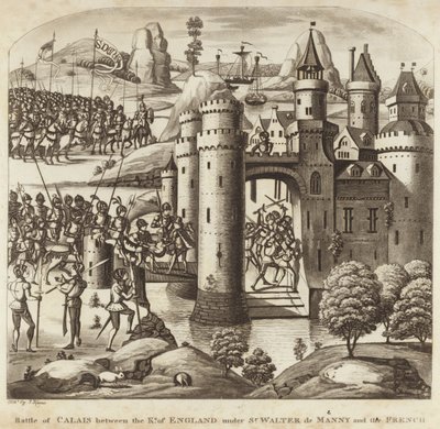 Battaglia di Calais tra il re d