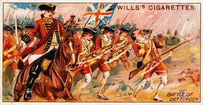 Battaglia di Dettingen da English School