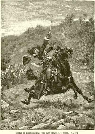 Battaglia di Killiecrankie: La carica di Dundee da English School