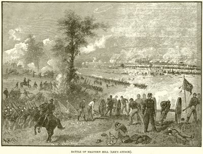 Battaglia di Malvern Hill (Attacco di Lee) da English School