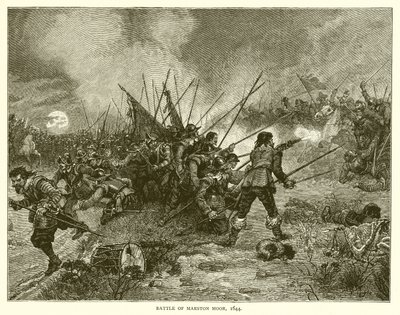 Battaglia di Marston Moor, 1644 da English School