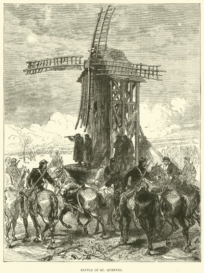 Battaglia di St Quentin, gennaio 1871 da English School