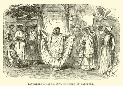 Bayadere (ballerine professioniste) di Calcutta da English School
