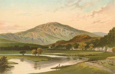 Ben Ledi dal ponte di Callander da English School