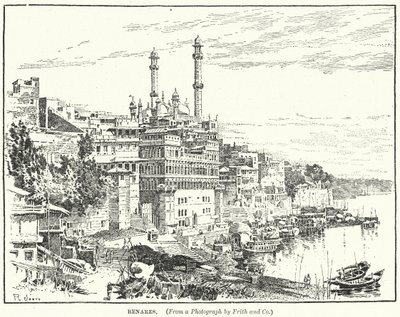 Benares (incisione) da English School